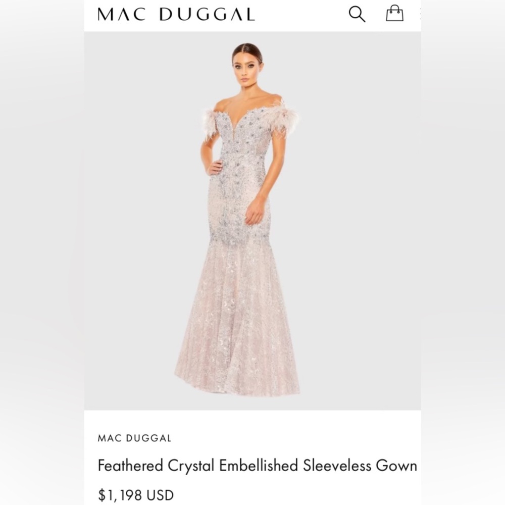 NWT Mac Duggal Gown